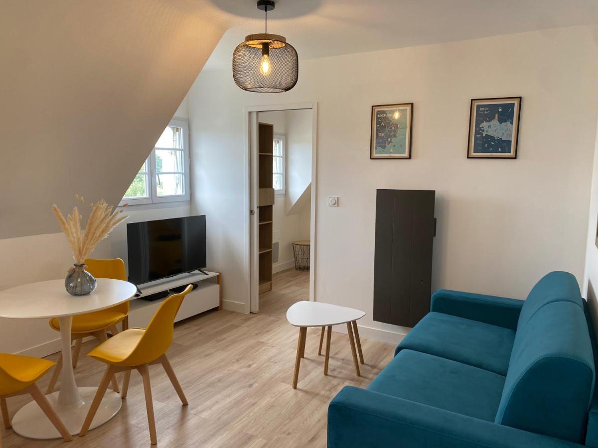 Superbe appartement à LOCTUDY calme, Océan, 200m plage Extérieur photo