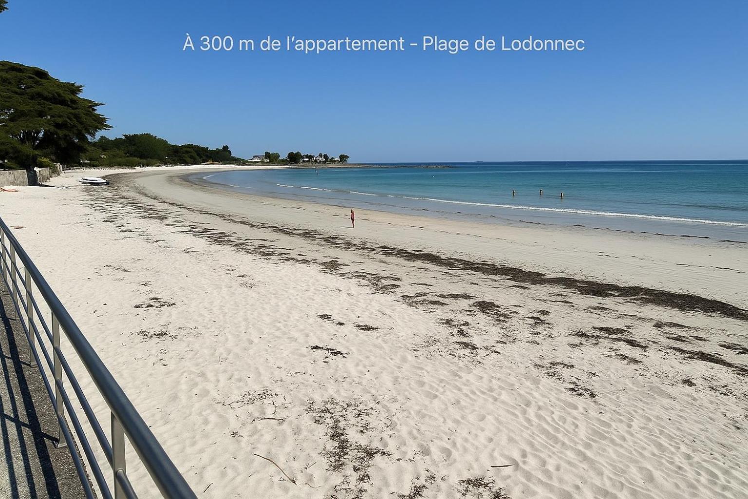 Superbe appartement à LOCTUDY calme, Océan, 200m plage Extérieur photo